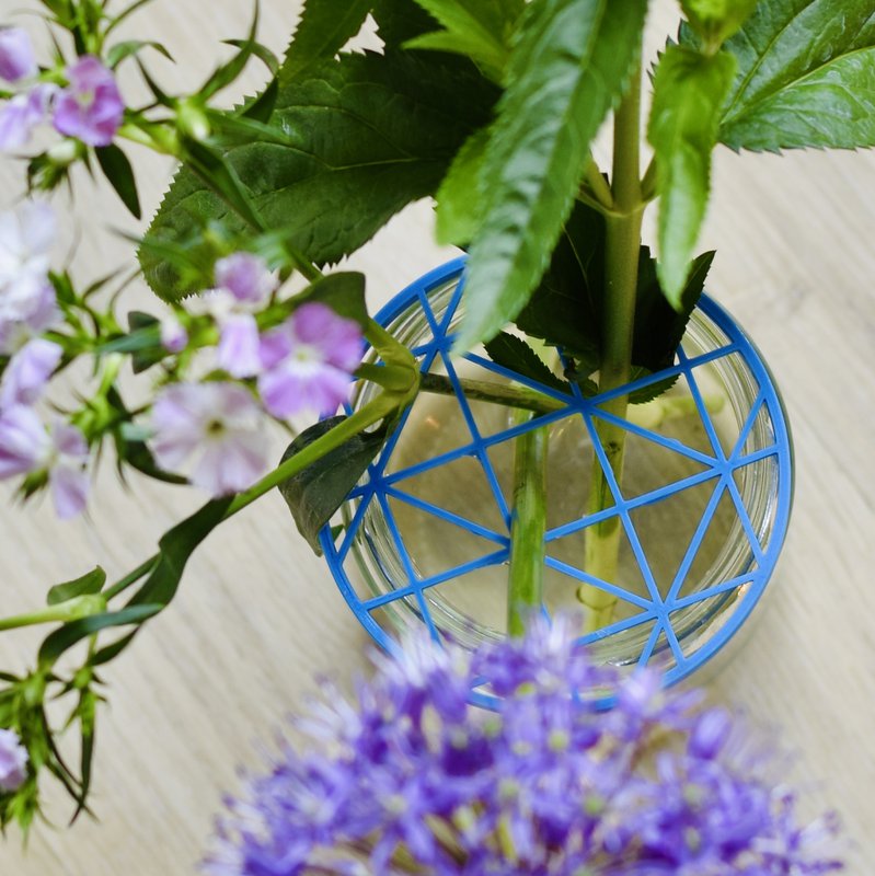 Flowerup! Bloemenrooster, bloemschijf *blauw*
