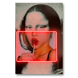 Gioconda Lollipop | LED vægkunst
