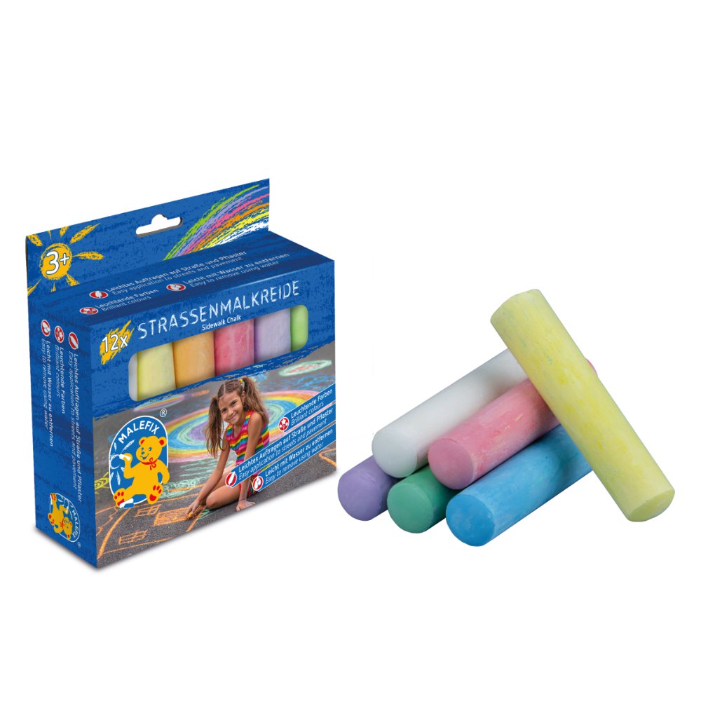 MALEFIX street chalk pack of 12