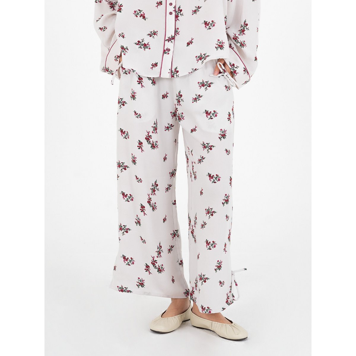 Bloom Flower Print Pants