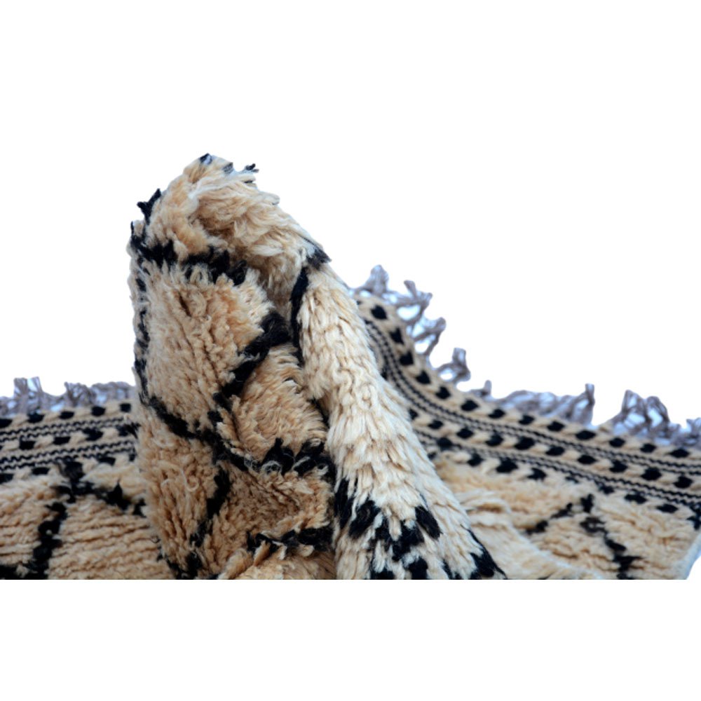Berber Clay Ash Fluffy HandKnotted Soft Rug