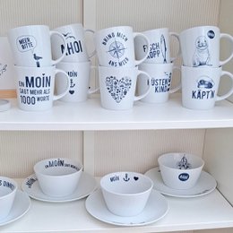 Porcelænsskål Moin ankerhjerte