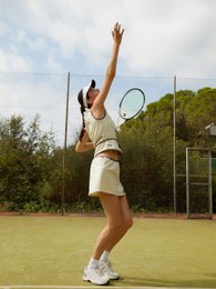 Minifalda deportiva blanca Serve