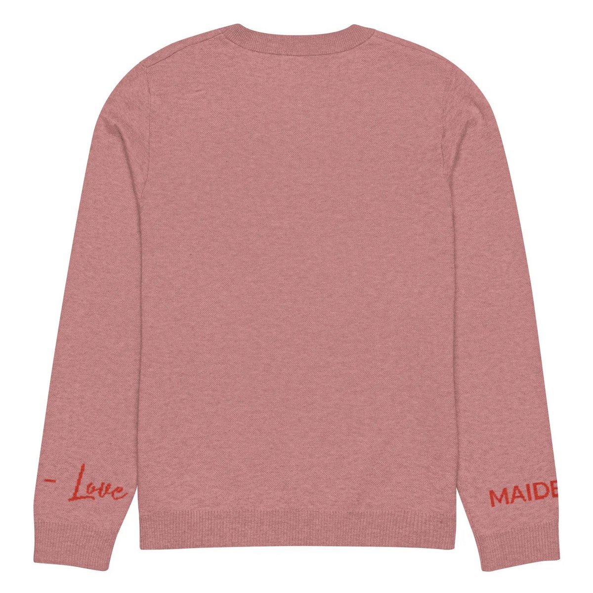 Herz-Strickpullover mit Rundhalsausschnitt CORAL