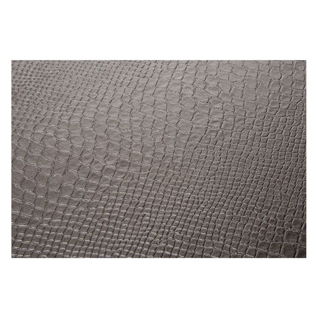 Comprimé en cuir synthétique Croco Taupe en cuir synthétique
