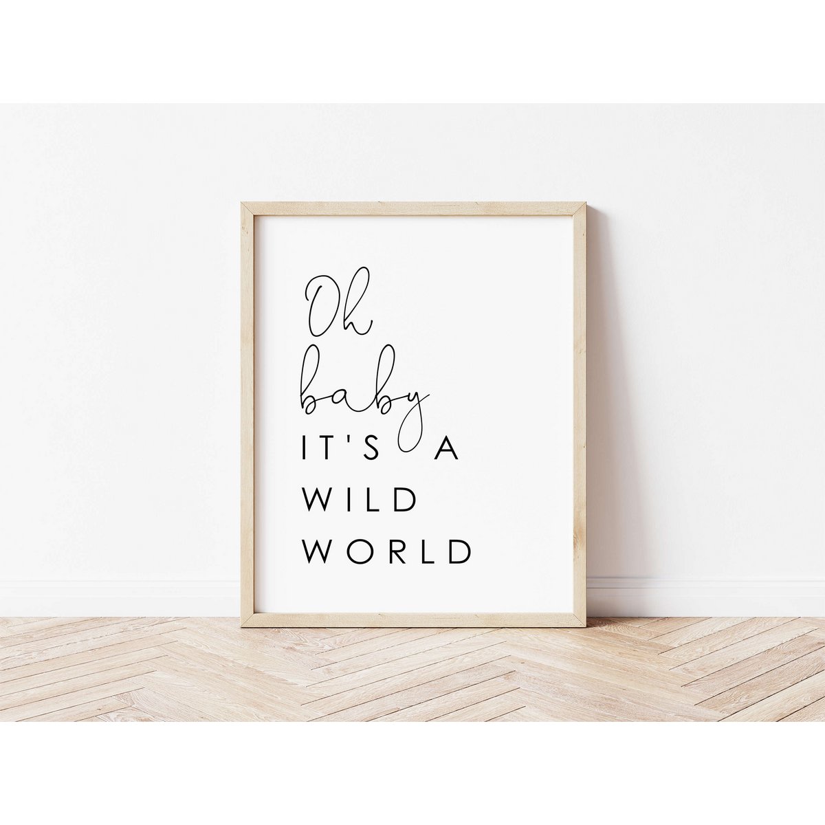 Oh baby è un poster del mondo selvaggio, poster della scuola materna neutro, poster della stanza delle ragazze, poster del safari, poster della stanza dei ragazzi, poster per bambini, poster della giungla, arredamento della giungla