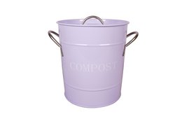 Compostiera lilla con pois bianchi 21x19 cm Isabelle Rose