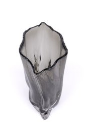 POCKET GREY GLASS VASE