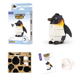 Mieredu - 3D Puzzel Build And Sound - Keizerspinguin