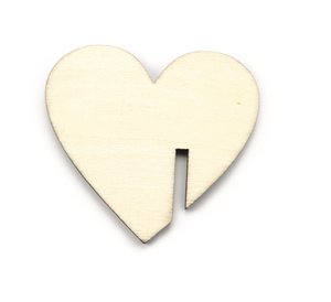 SET OF 10 HEART GLASS MARKERS 50 MM