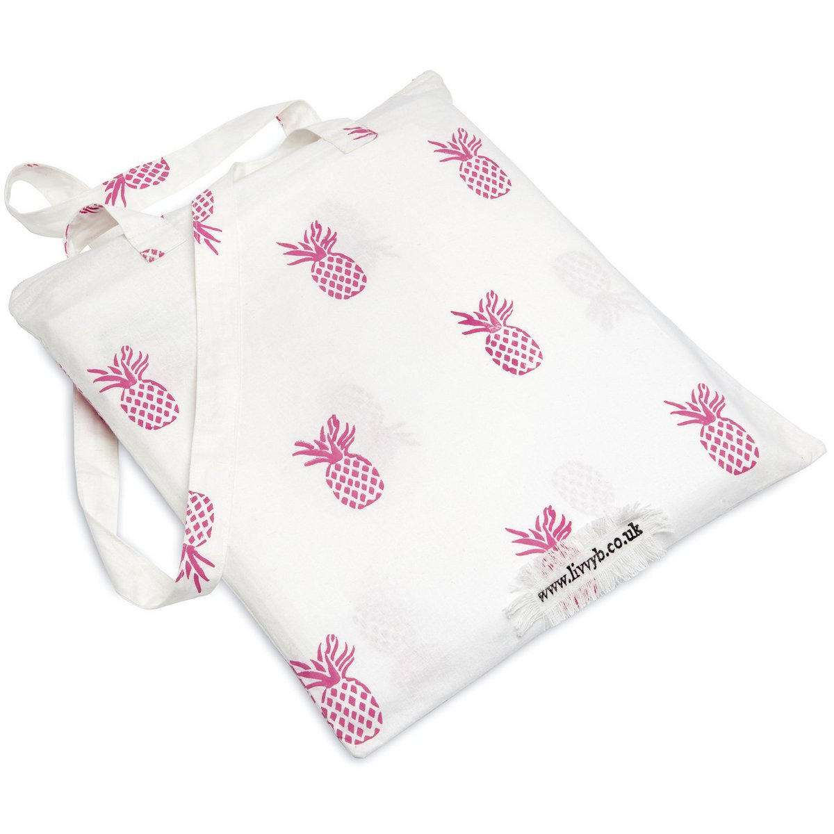 Ananas Bettbezüge und Kissenset Hot Pink