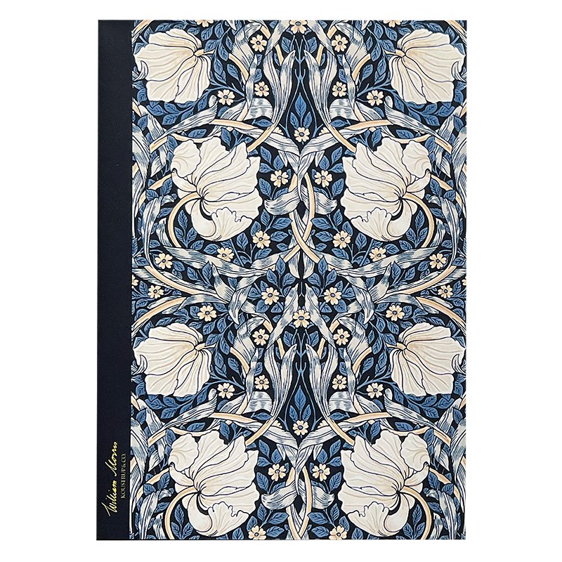 Note Booklet - Pimpernel Dark Blue - William Morris