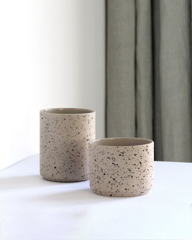 Kaffeebecher Forme | Sand / gesprenkelt