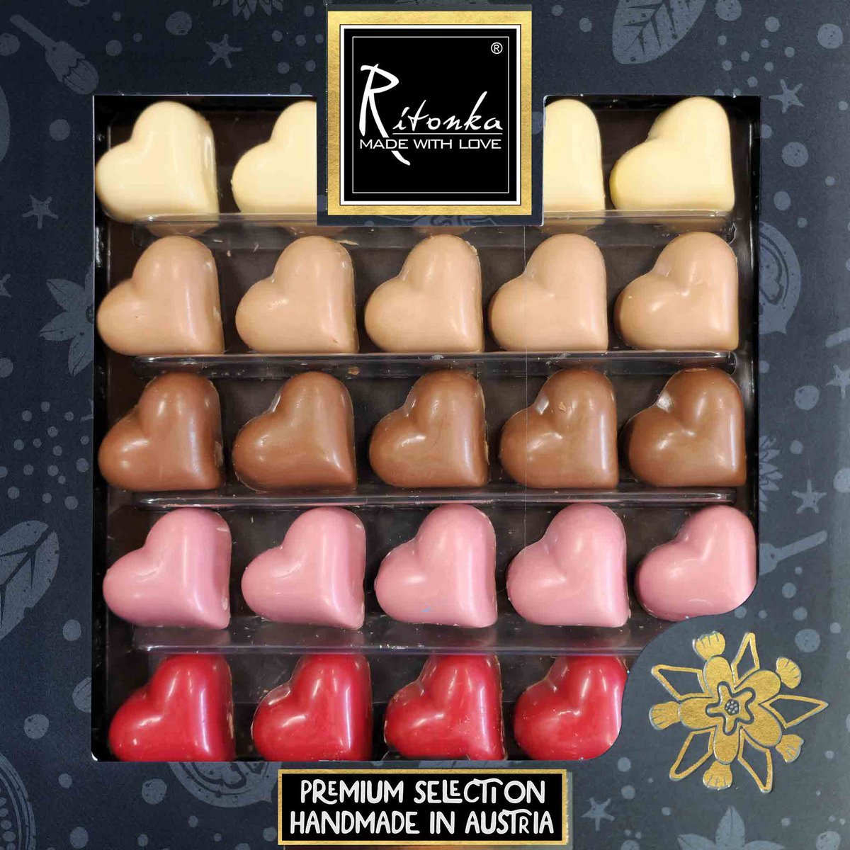 Czekoladki Ritonka Hearts Selection 25 Dzień Matki
