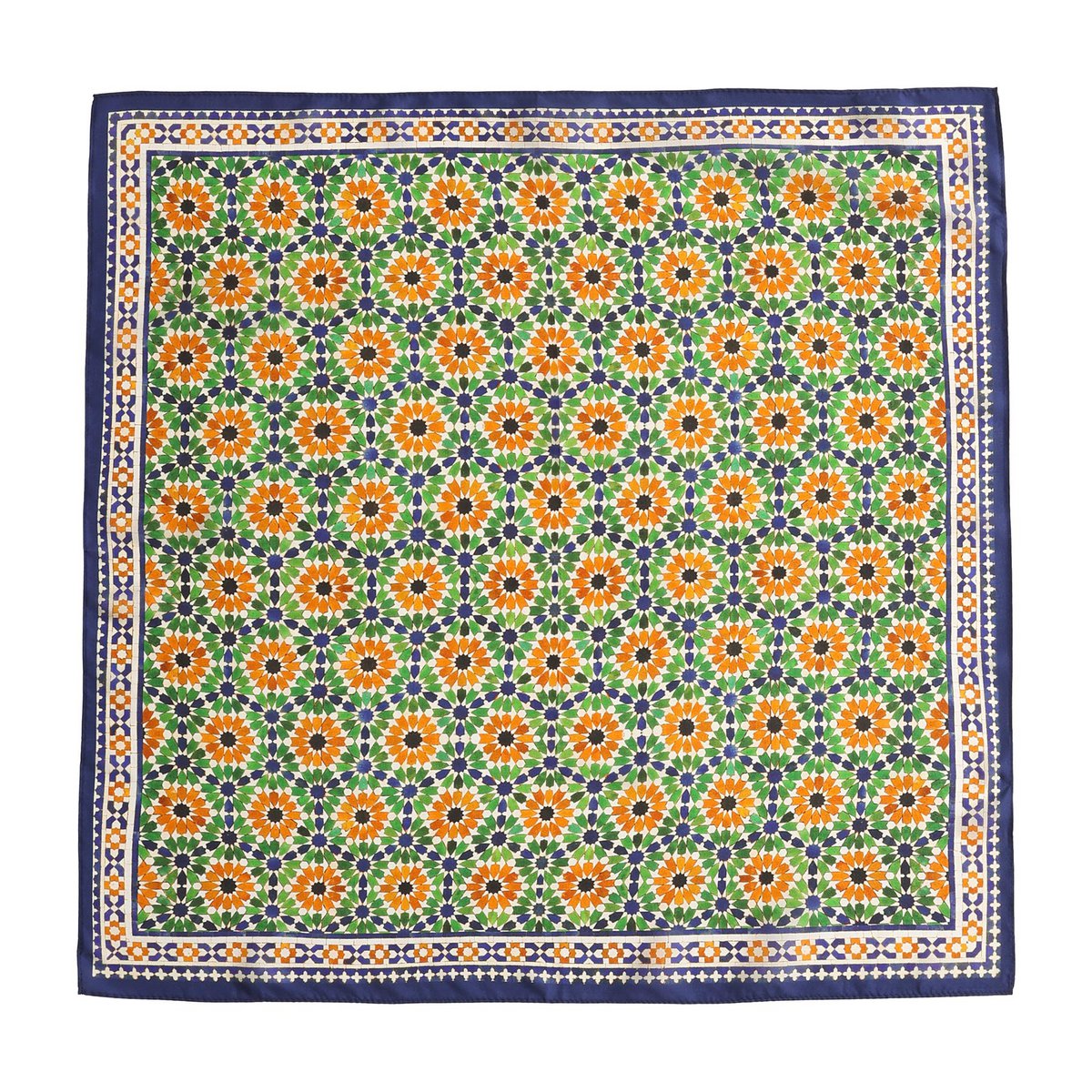 Islamic Art Print Square Silk Scarf Nur