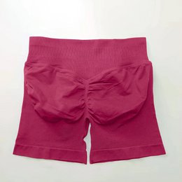 NCLAGEN Seamless Shorts 4.5" Gym Shorts Woman Scrunch Butt Fitness Sports Short Workout Seamless Leggings Running Yoga bottoms