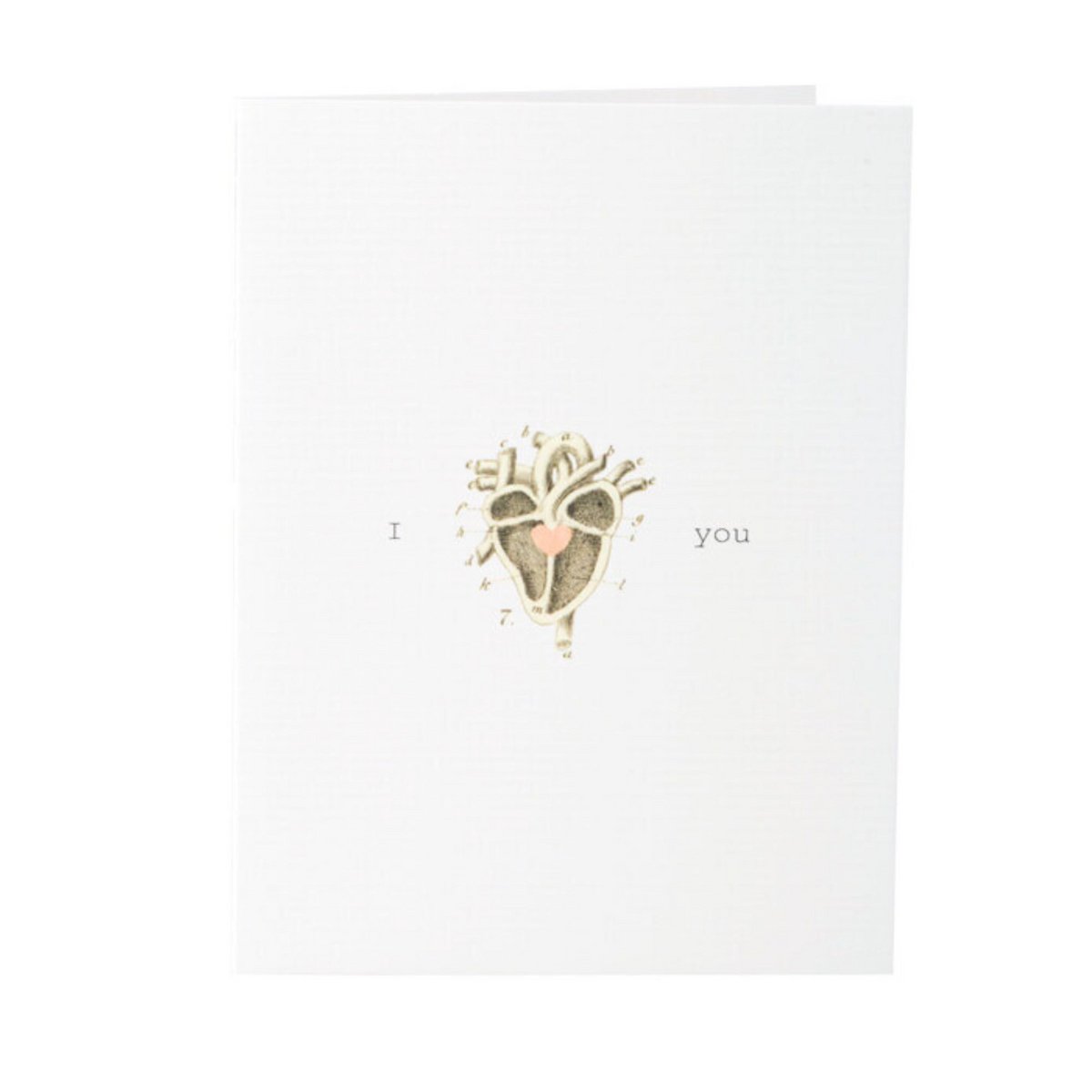 I Heart You Greeting Card