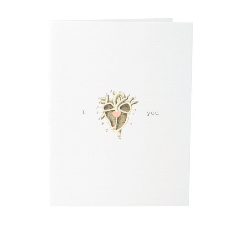 I Heart You Greeting Card