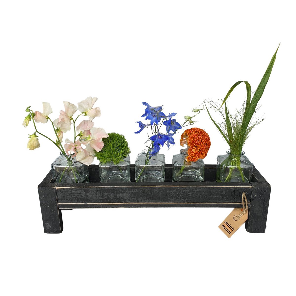 tray black berlin glass hold narrow 50
