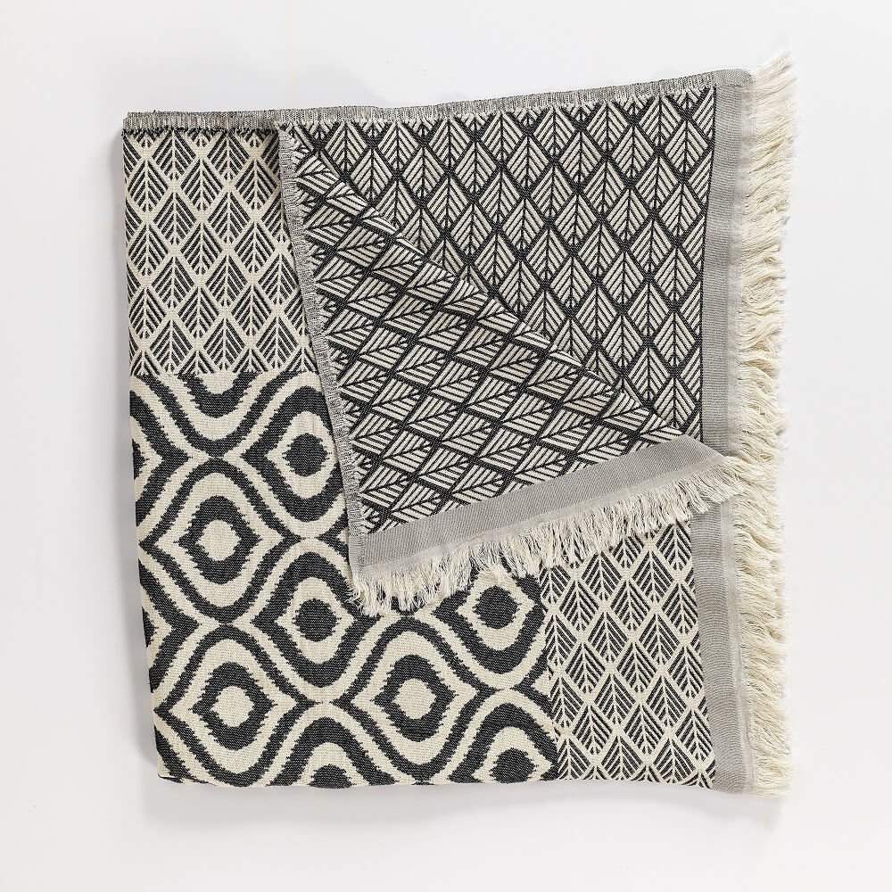 Patara Soft Cotton Jacquard Throw