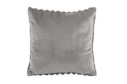 Cuscino (imbottito) in pelliccia di coniglio Bubble - 45x45 cm