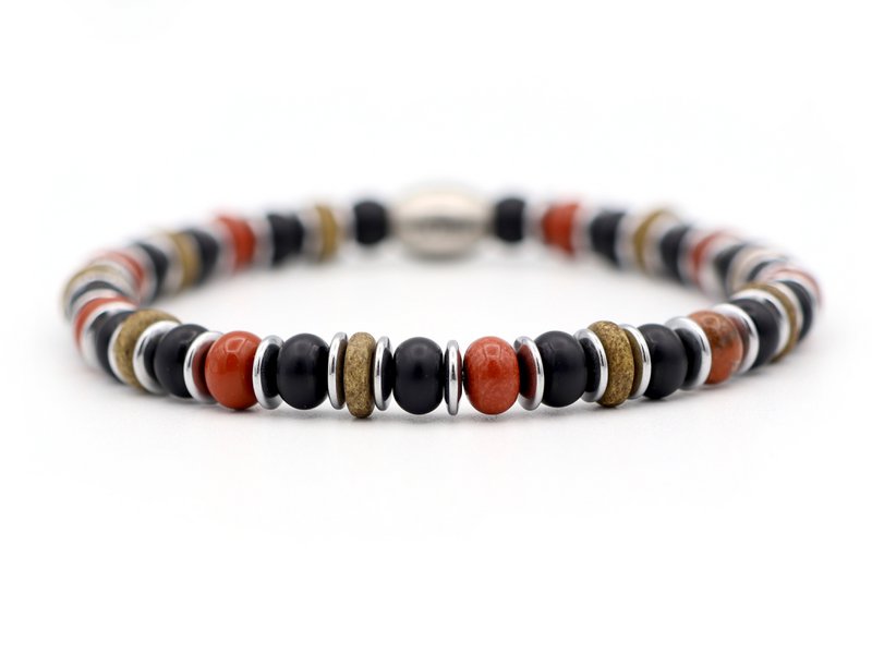 Enam segara rode jaspis, onyx (zilver of goud)