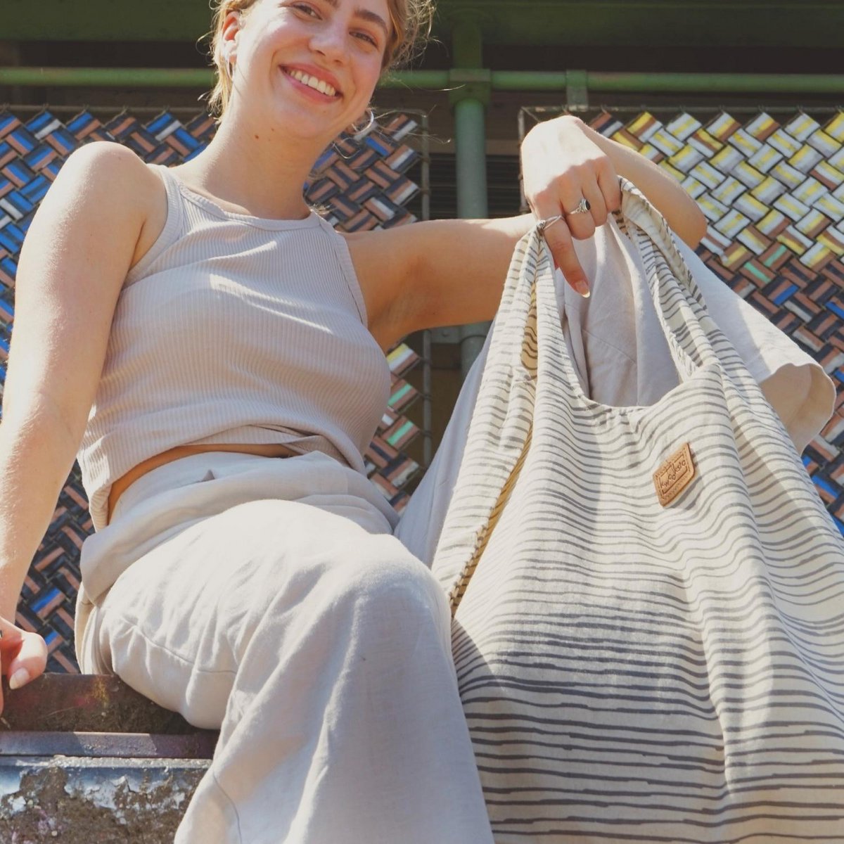 "Big Kwook" Shopper - Grey