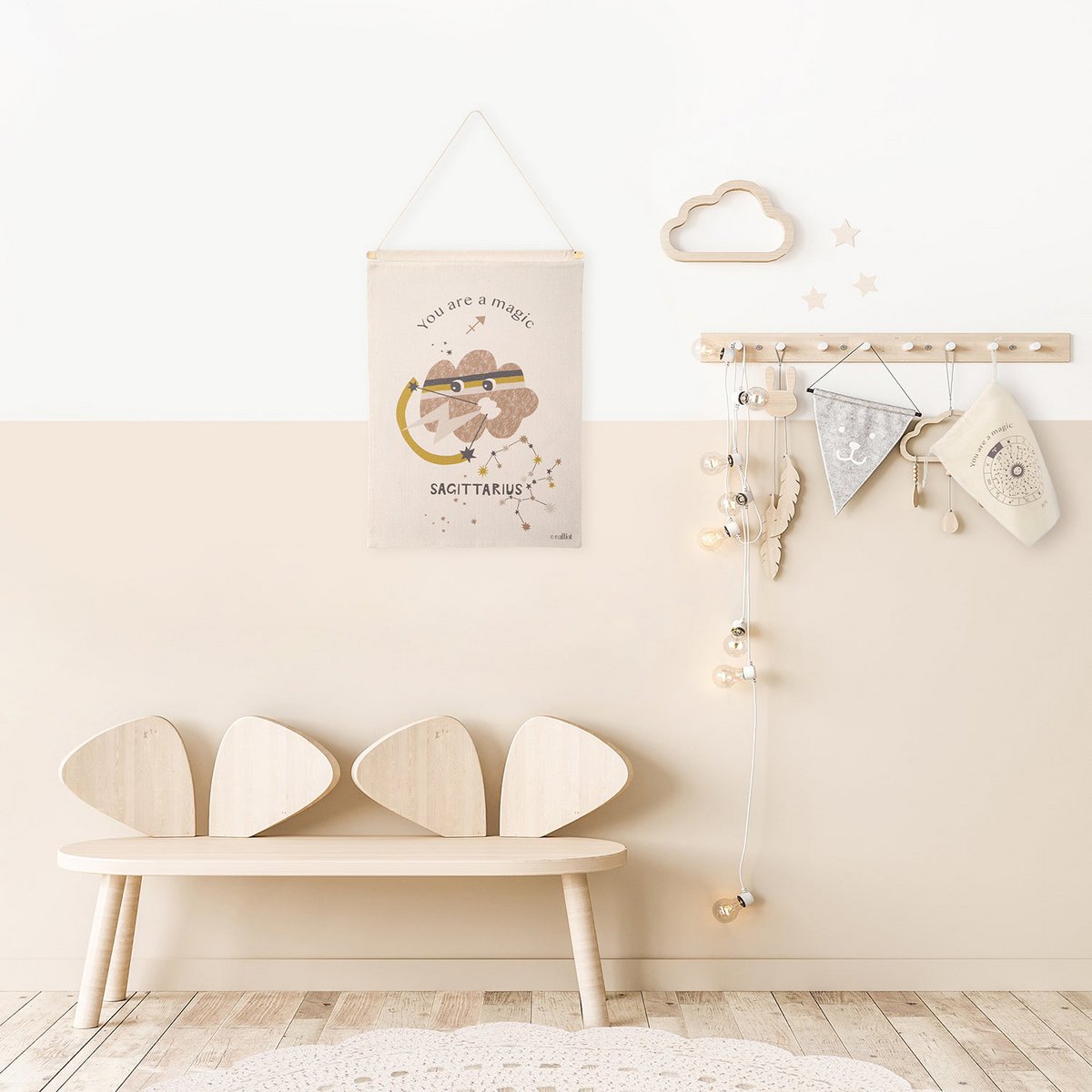 LITTLE SAGITTARIUS children's wall art zodiac sign sagittarius
