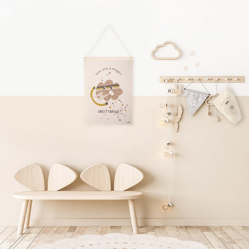 LITTLE SAGITTARIUS children's wall art zodiac sign sagittarius