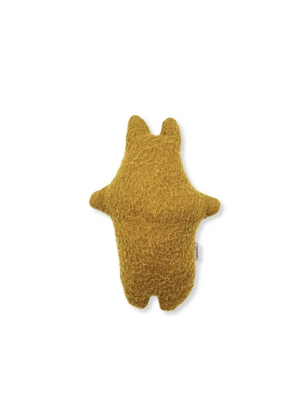 Peluche Baby Ippopotamo - Coperta in lana vintage - Verde muschio