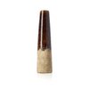 Die Amber Cone Vase – Betonbraun – L