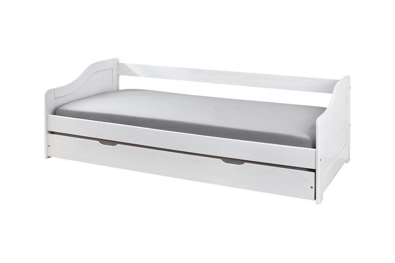 Bed for mattresses 90x200 cm with 1 drawer