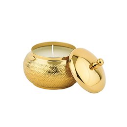 Großes Modell Goldener runde Kerze