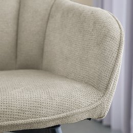 Sienna fauteuil [set van 2] [linnenstof] [360 graden draaibare voet]