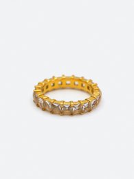 Square Eternity Crystal Band