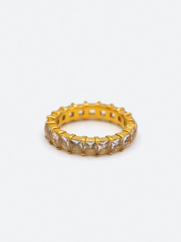 Square Eternity Crystal Band