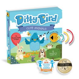 Ditty Bird Primer libro sensorial Método Montessori Animales lindos
