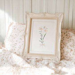 Blush spring flowers with bow, pink wildflowers poster, wildflowers bouquet print, floral nursery print, botanical poster, flower poster, floral nursery print, wildflowers poster, floral nursery poster, peach flowers