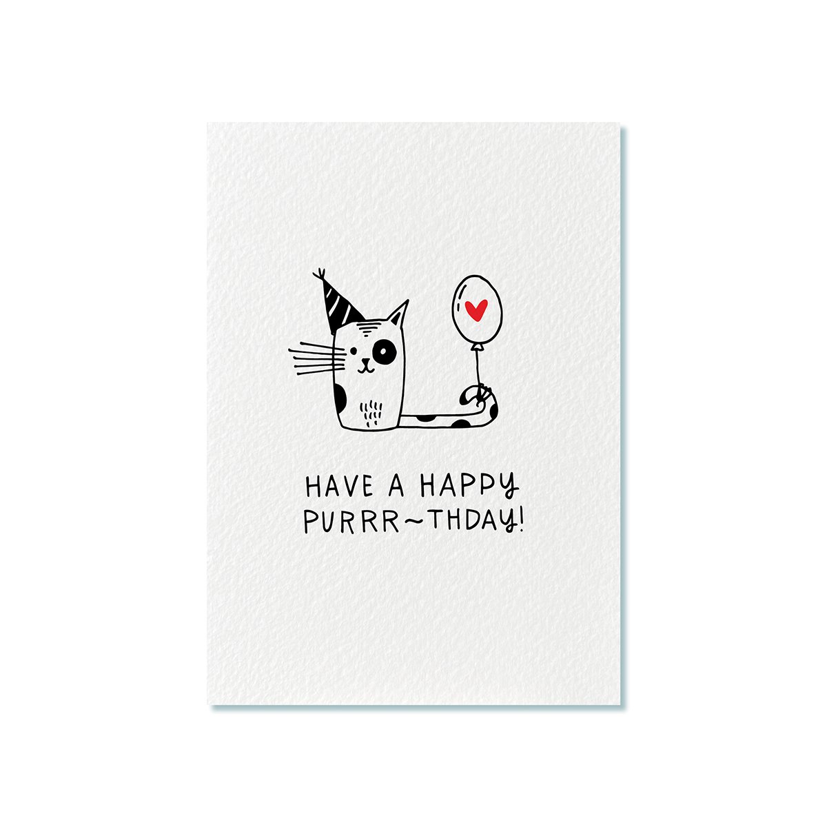 Ansichtkaart | Have a Happy Purrr-thday