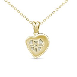 Amore - pendenti di sfondo d'oro e cristallino