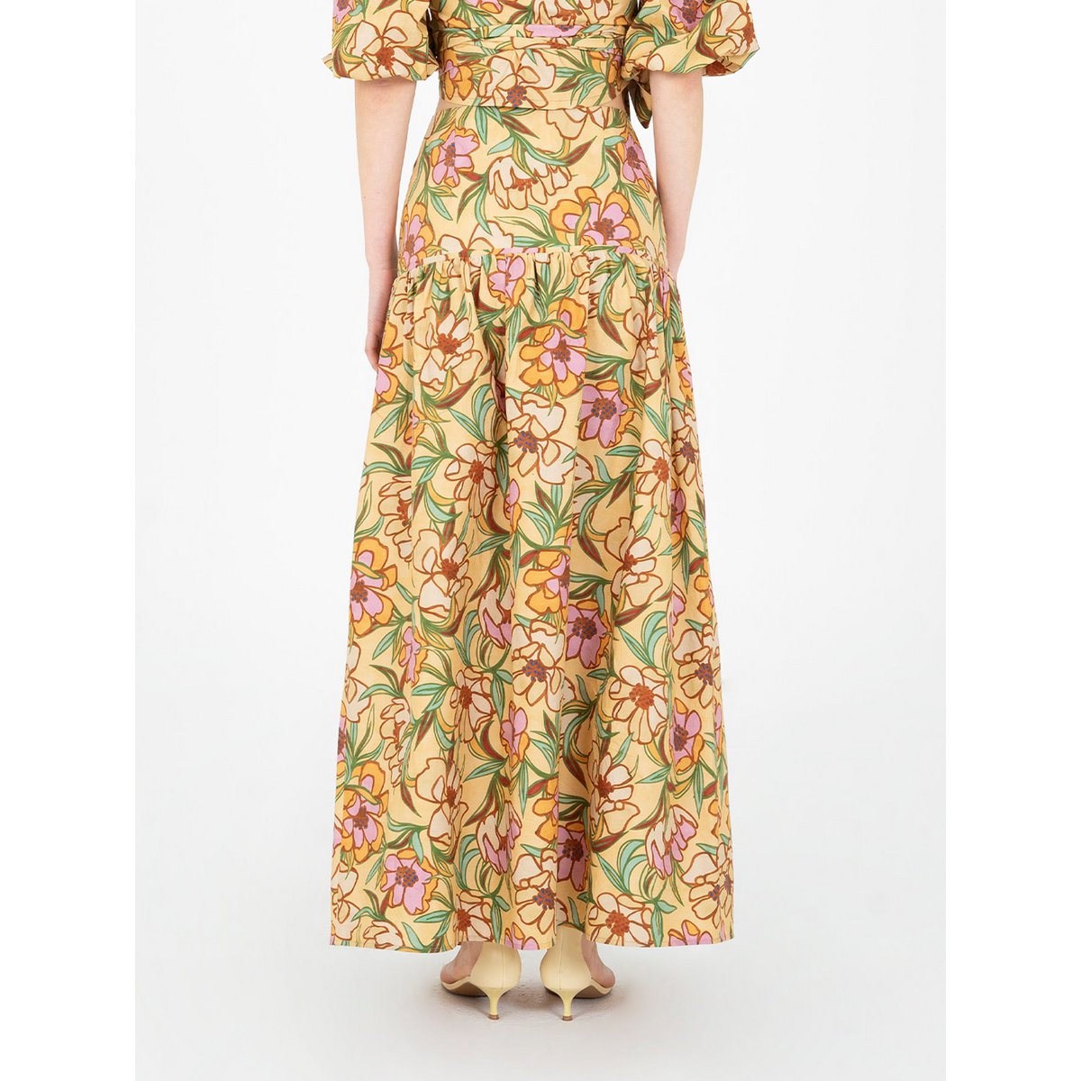 Gonna lunga con stampa floreale Lysandra