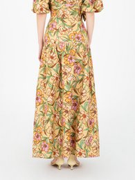 Gonna lunga con stampa floreale Lysandra
