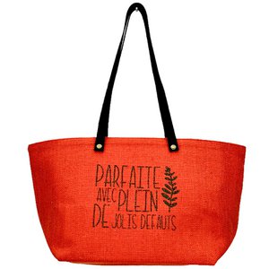 Mademoiselle-Tasche, „Perfekt mit vielen hübschen Makeln“, Anjou-Orange