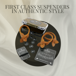 Sir Redman Suspenders Y-Model - Cream