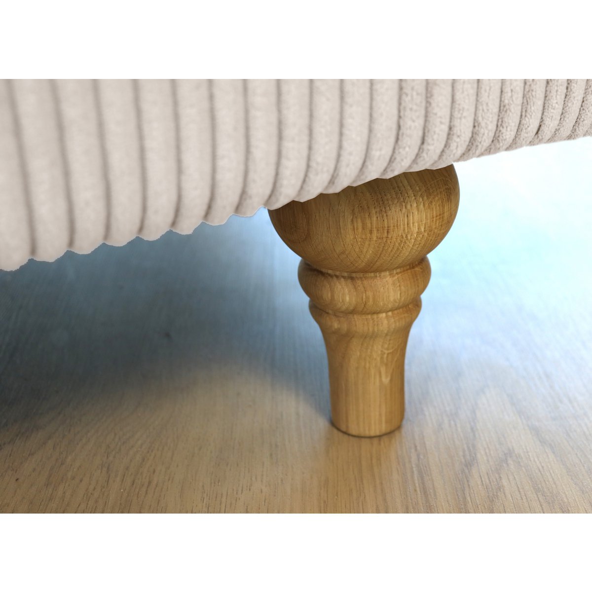 ASTRID 4-seater sofa/sofa bed Corduroy Cream removable & washable covers