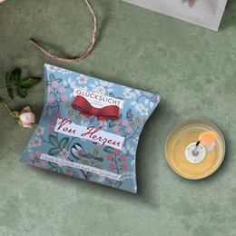 Lykkelys / I gaveæske med udskåret sløjfe 🎀 / Vintage / Fra hjertet