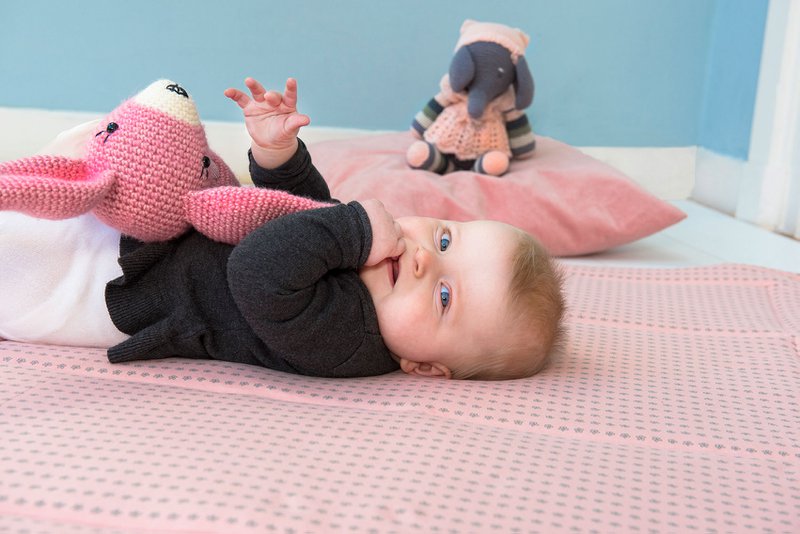 Parc pour bébé Speelkleed2GO Pink Blossom