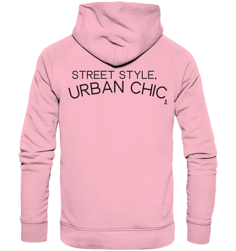 Urban chic: felpa con cappuccio organica