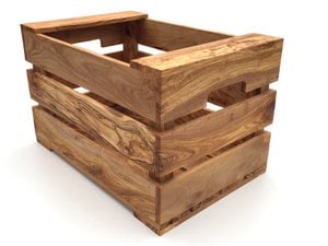 Kiste Größe XL Aufbewahrung Dekor Holzkiste aus Olivenholz