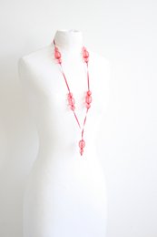 Halsketting Medium - rood